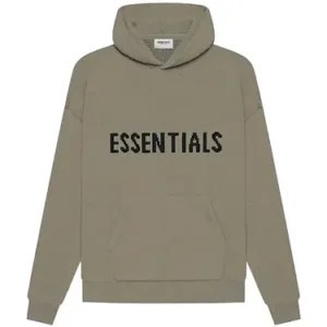 Essentials Knit Hoodie Taupe