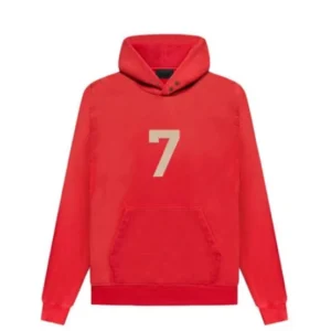 Red Essentials Hoodie