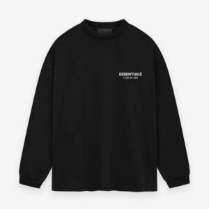 Essentials Fear Of God Black Sweatshirt