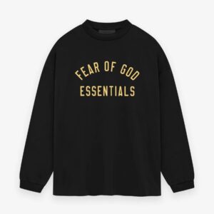 Fear Of God Essentials Black Sweatshirt